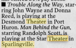 Star Theatre - May 2003 Looking Back 50 Years